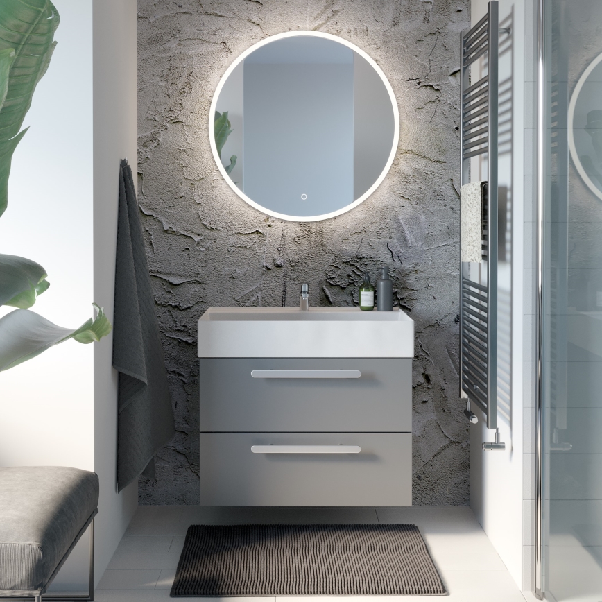 BATH DELUXE 01-080-08-58-00 - LED Badkamer spiegel met een achtergrondverlichting FORNAES LED/13,8W/230V IP44