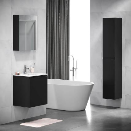 BATH DELUXE 02-050-63-02-01 - Spiegel badkamerkast KENWOOD 65x50 cm mat zwart