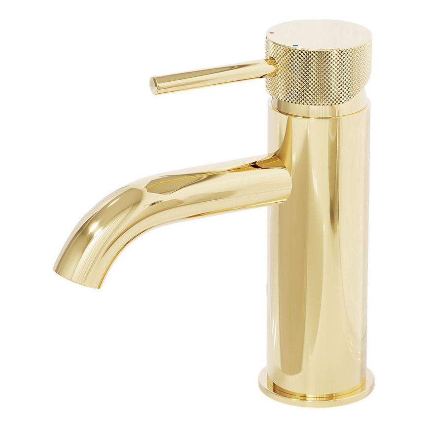 BATH DELUXE 28-005-03-64-00 - Kraan voor wastafel ANHOLT 15,6 cm glanzend messing