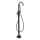 BATH DELUXE 28-114-01-02-00 - Vrijstaand badset met kraan DRAGOR 116 cm mat zwart