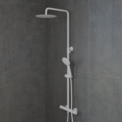 BATH DELUXE 31-120-05-01-00 - Doucheset met thermostaatkraan DRAGOR mat wit