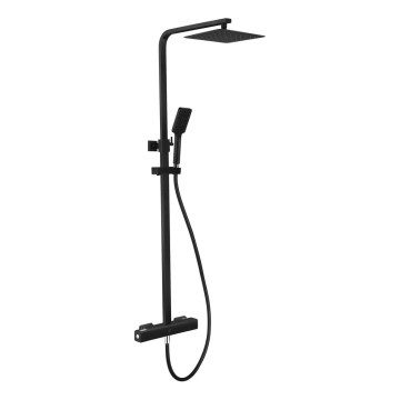 BATH DELUXE 31-120-06-02-00 - Doucheset met thermostaatkraan NAESBY mat zwart