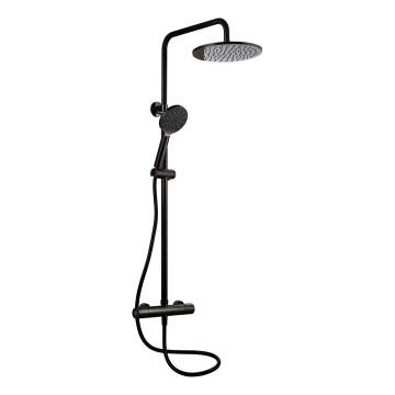BATH DELUXE 31-120-07-02-00 - Douche set met thermostatische kraan DRAGOR mat zwart