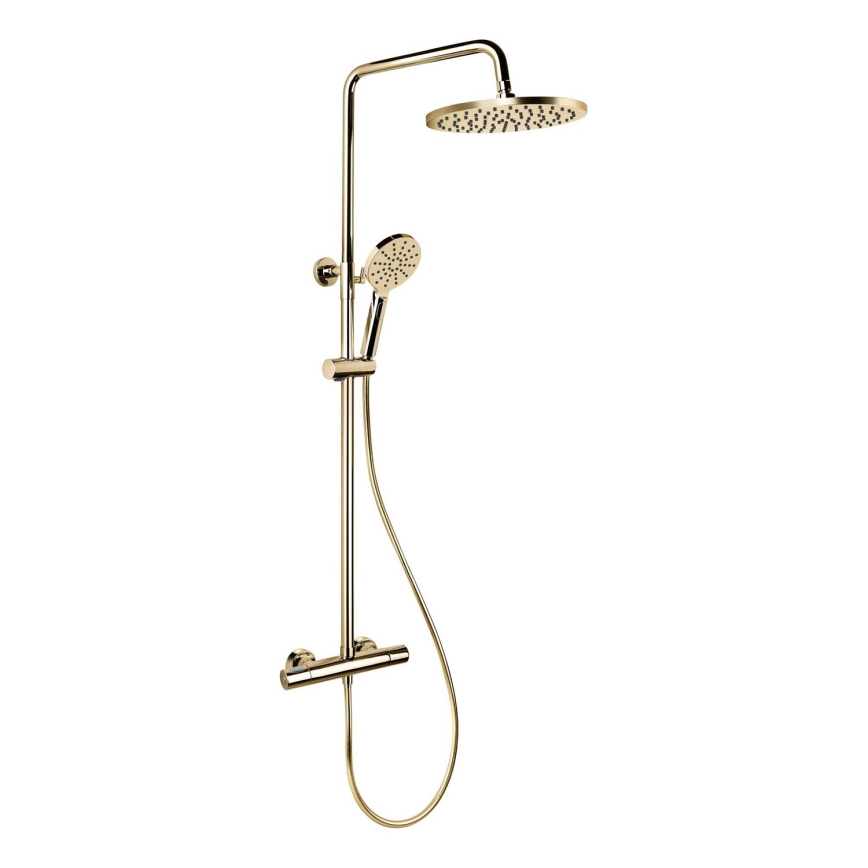 BATH DELUXE 31-120-08-64-00 - Douche set met thermostatische kraan DRAGOR glanzend messing