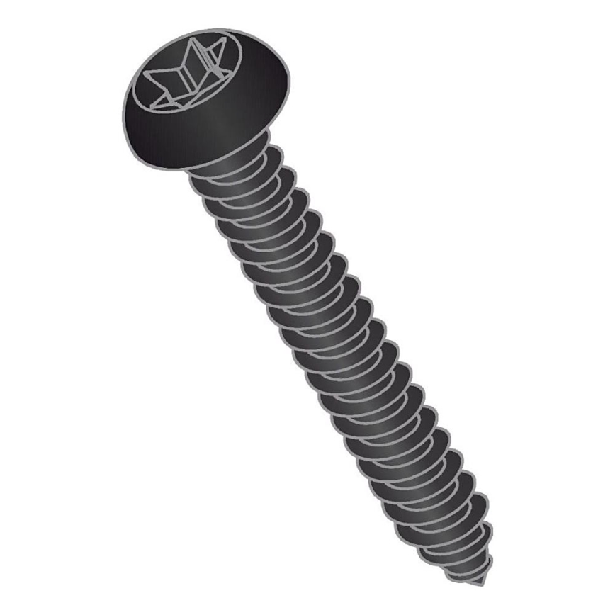 BATH DELUXE 54-045-00-02-12 - SET 50x Schroeven voor akoestische panelen T25 4,6x45 mm gelakt zwart