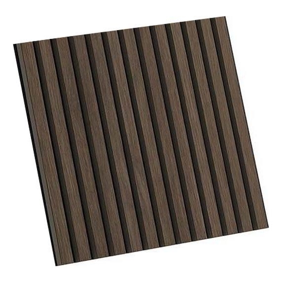 BATH DELUXE 54-060-08-84-12 - SET 4x Akoestisch wandpaneel DANVIKEN 60x60 cm walnoot