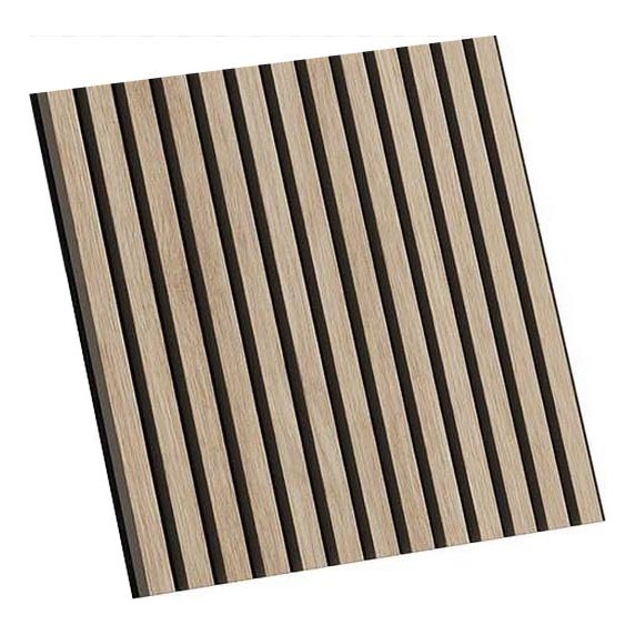 BATH DELUXE 54-060-08-86-12 - SET 4x Akoestisch wandpaneel DANVIKEN 60x60 cm eiken