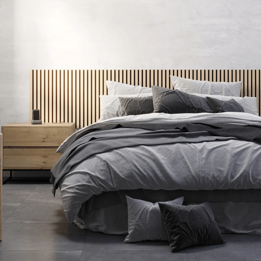 BATH DELUXE 54-240-11-86-12 - Akoestisch bekledingspaneel VASALUND 240x52 cm eiken