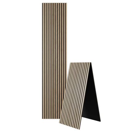 BATH DELUXE 54-240-11-86-12 - Akoestisch bekledingspaneel VASALUND 240x52 cm eiken