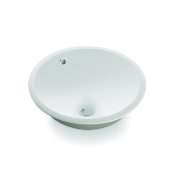 Bathco 0052 - Inbouwwastafel CERDENA Ø 38 cm porselein/wit