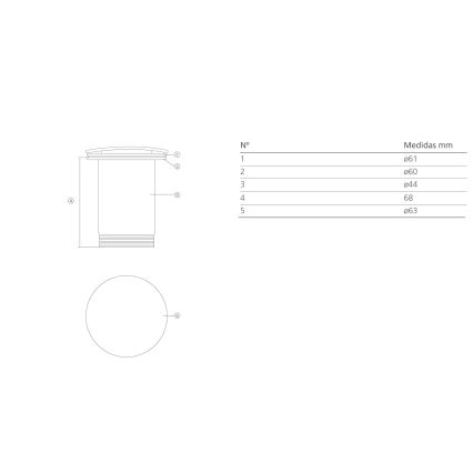 Bathco 0211 - Wastafelafvoer met overloop CLICK-CLACK Ø 6 cm glanzend chroom