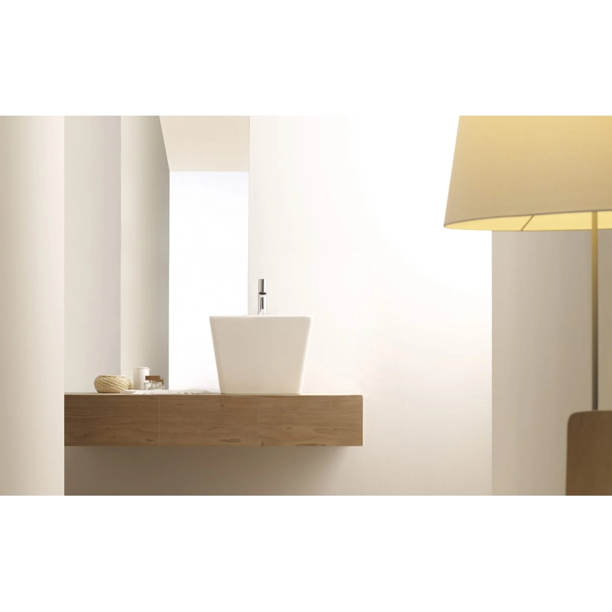 Bathco 4059 - Opzetwastafel GENOVA 42x42 cm porselein/wit