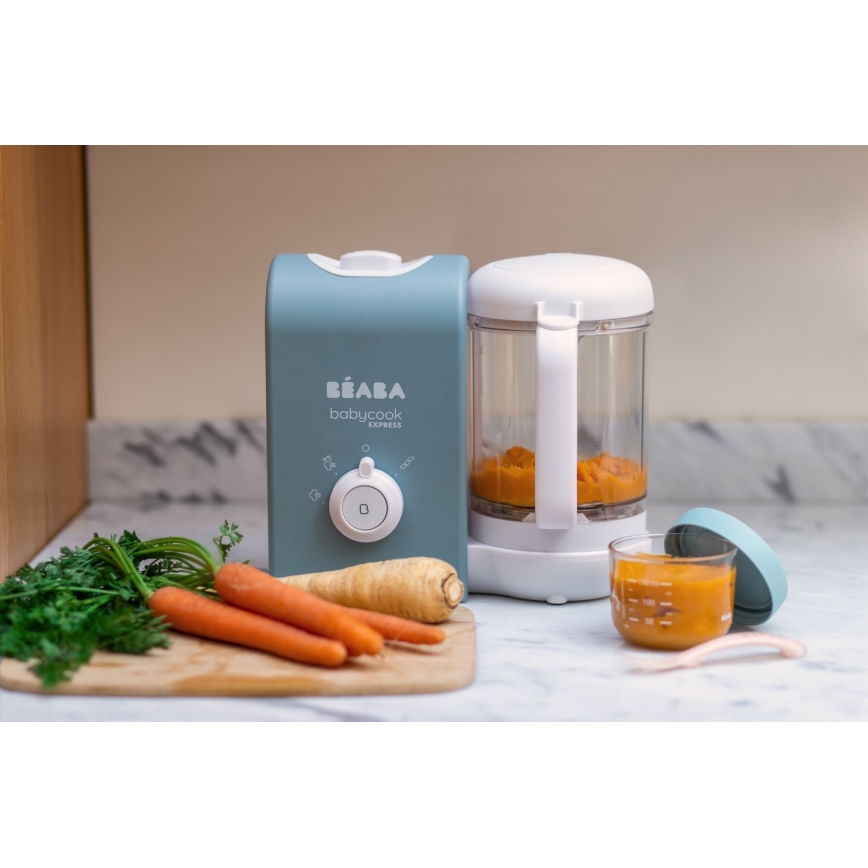 Beaba - Stoomkoker 2-in-1 BABYCOOK EXPRESS blauw
