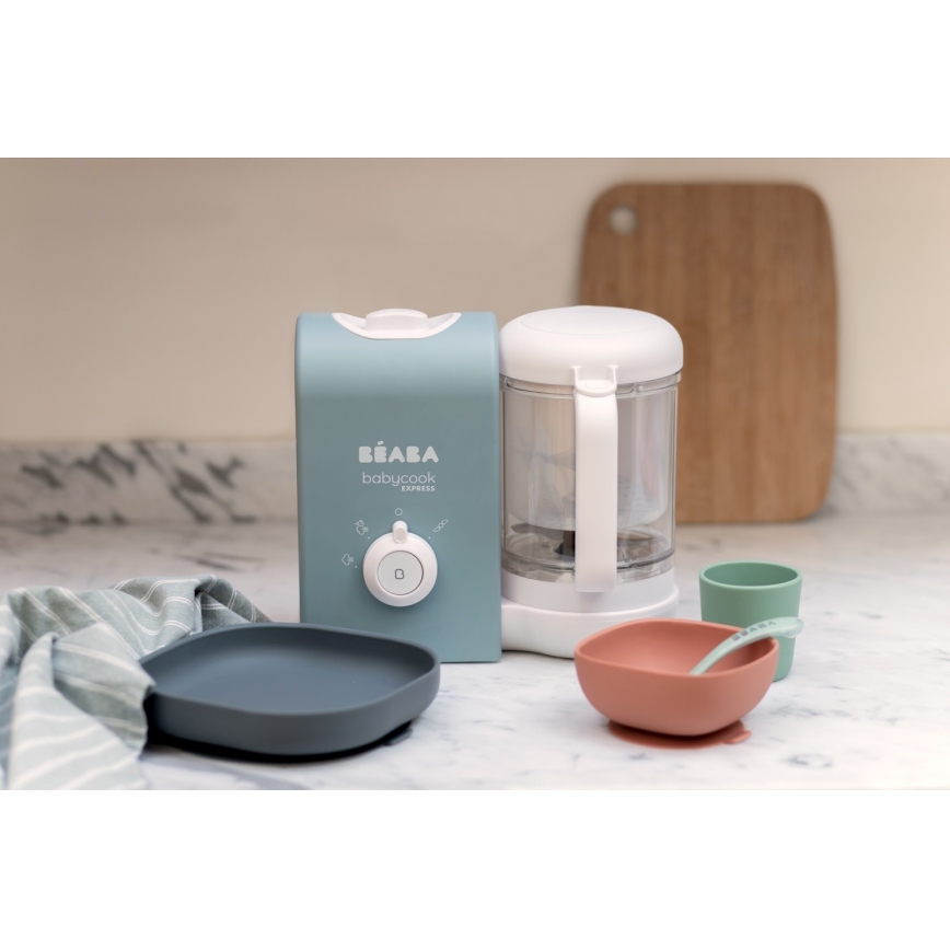 Beaba - Stoomkoker 2-in-1 BABYCOOK EXPRESS blauw