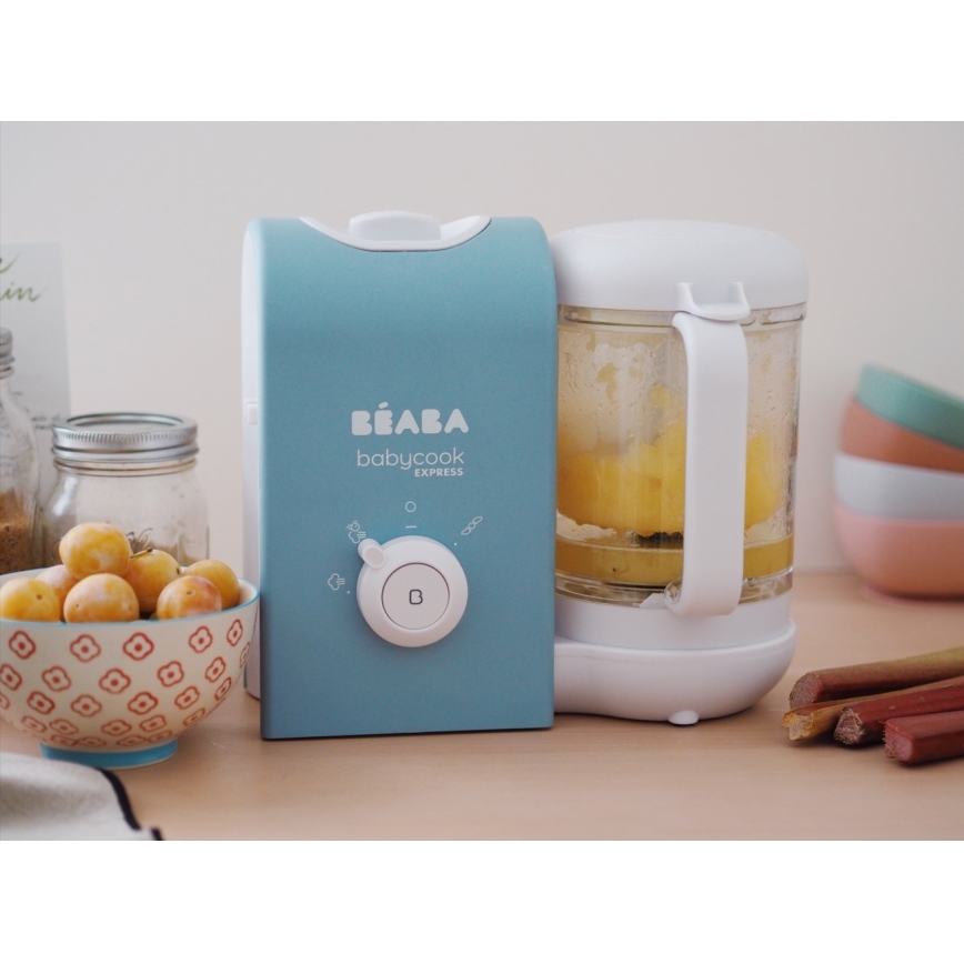 Beaba - Stoomkoker 2-in-1 BABYCOOK EXPRESS blauw