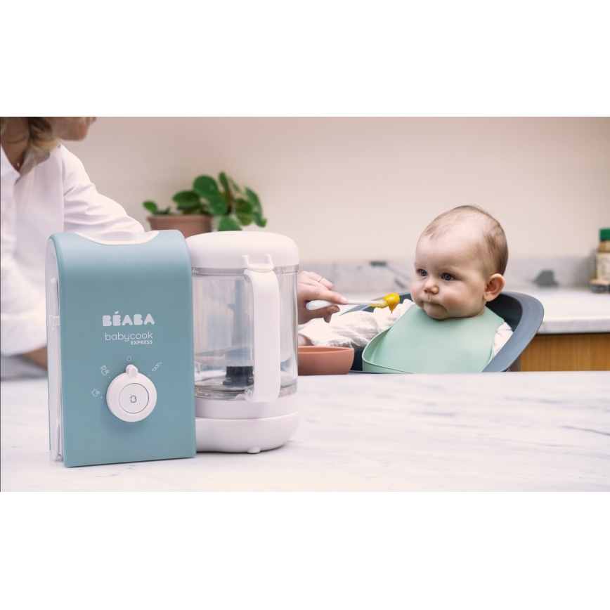 Beaba - Stoomkoker 2-in-1 BABYCOOK EXPRESS blauw
