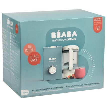 Beaba - Stoomkoker 2-in-1 BABYCOOK EXPRESS blauw