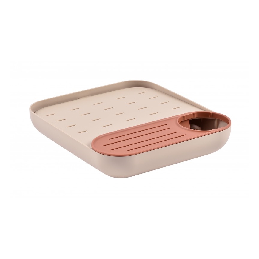 Beaba - Droogrek voor flessen beige/oranje