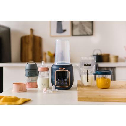 Beaba - Flessenwarmer en sterilizer 5in1 donkerblauw