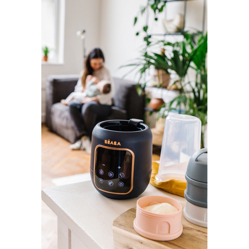 Beaba - Flessenwarmer en sterilizer 5in1 donkerblauw