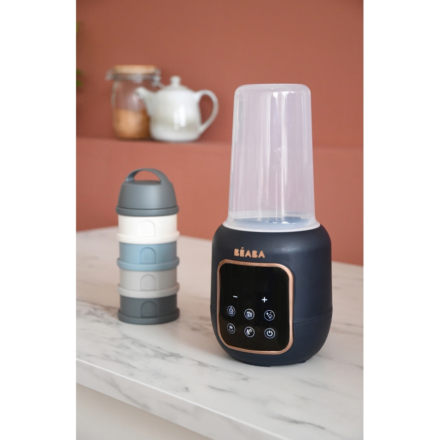 Beaba - Flessenwarmer en sterilizer 5in1 donkerblauw