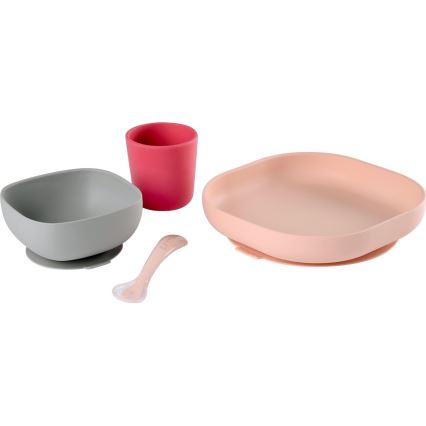 Beaba - Kindereetset Roze 4 st