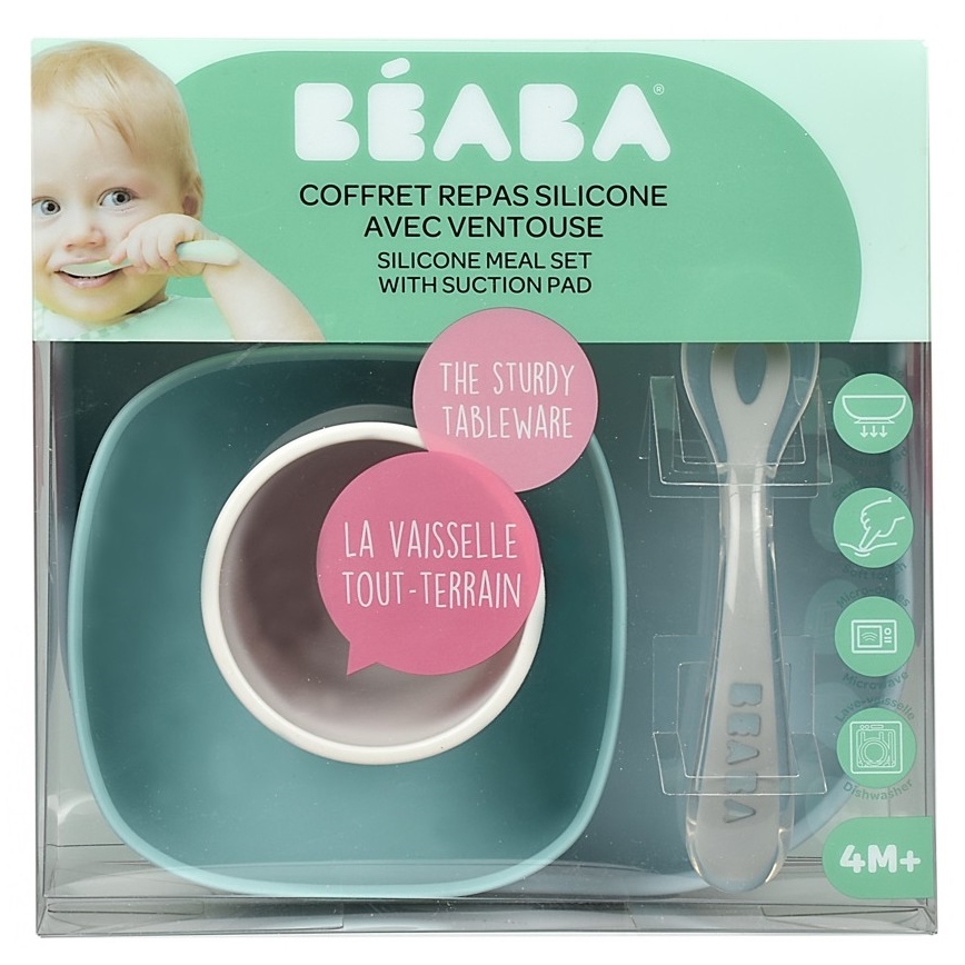 Beaba - Kindermaaltijdset Jungle, 4-delig
