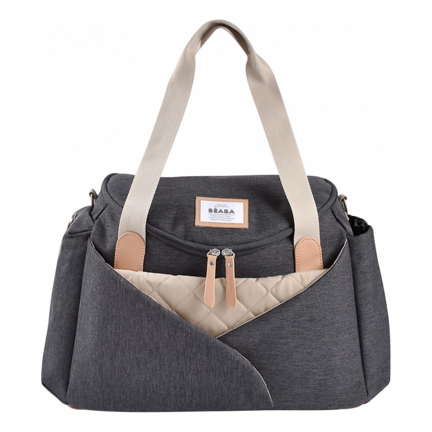 Beaba - Luiertas voor kinderwagen SYDNEY grijs/beige