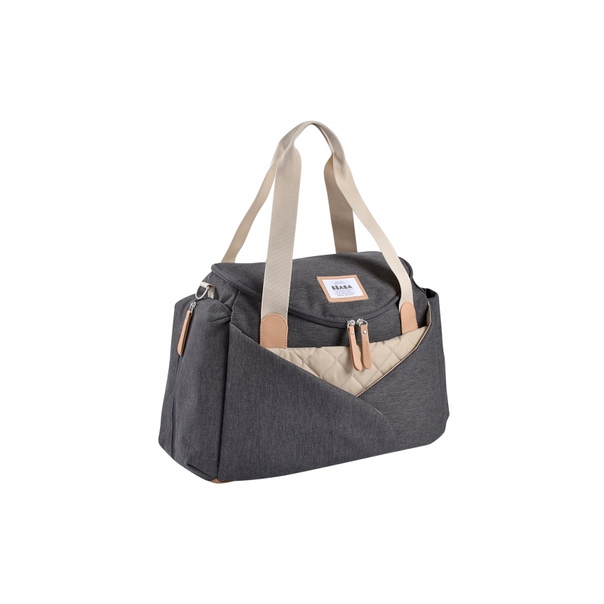 Beaba - Luiertas voor kinderwagen SYDNEY grijs/beige