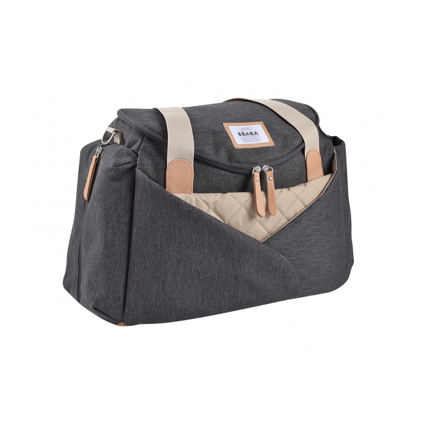 Beaba - Luiertas voor kinderwagen SYDNEY grijs/beige