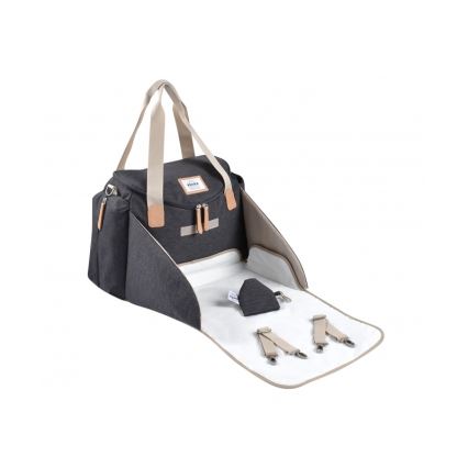 Beaba - Luiertas voor kinderwagen SYDNEY grijs/beige