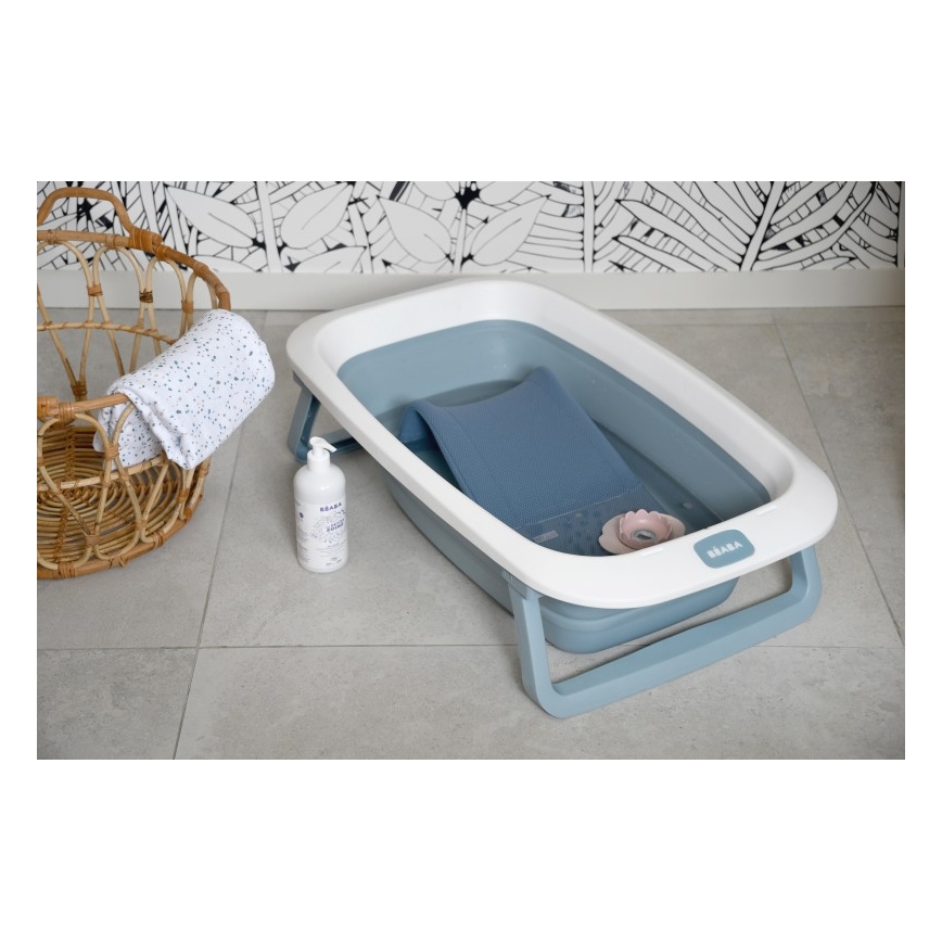 Beaba - Opvouwbaar kinderbadje blauw