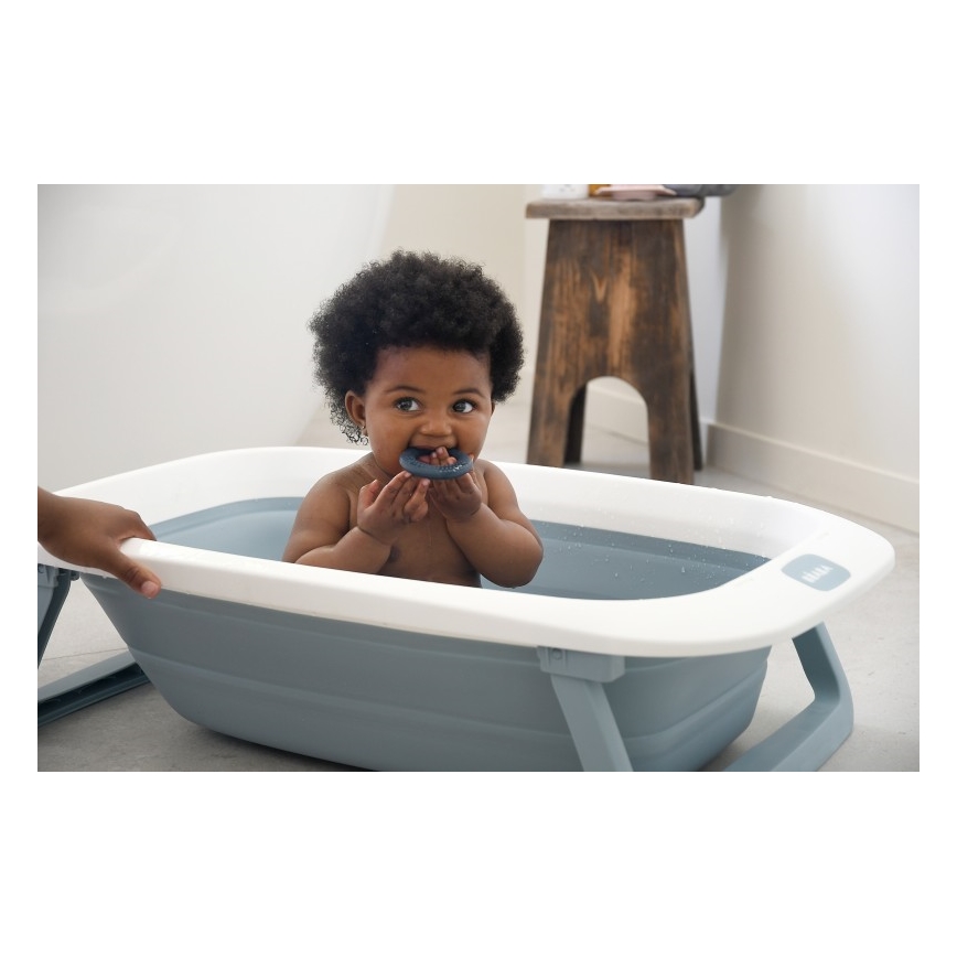 Beaba - Opvouwbaar kinderbadje blauw