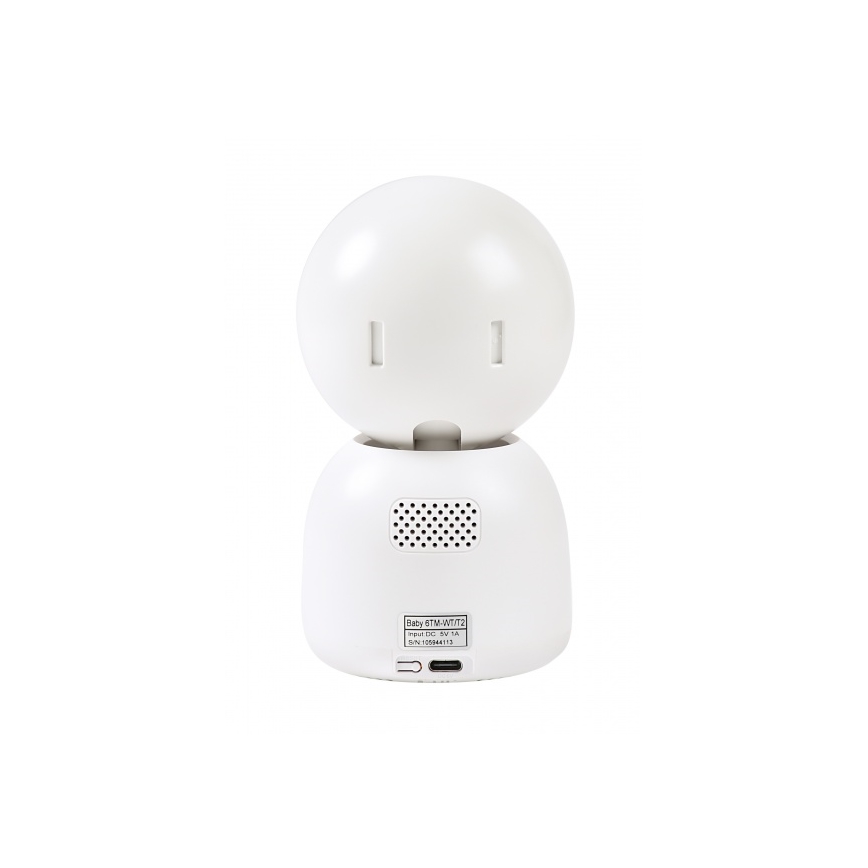Beaba - Slimme oplaadbare babyfoon met ZEN NIGHT 720p 5V 4000 mAh Wi-Fi wit