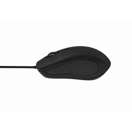 Bedrade muis 1200 DPI USB-C zwart