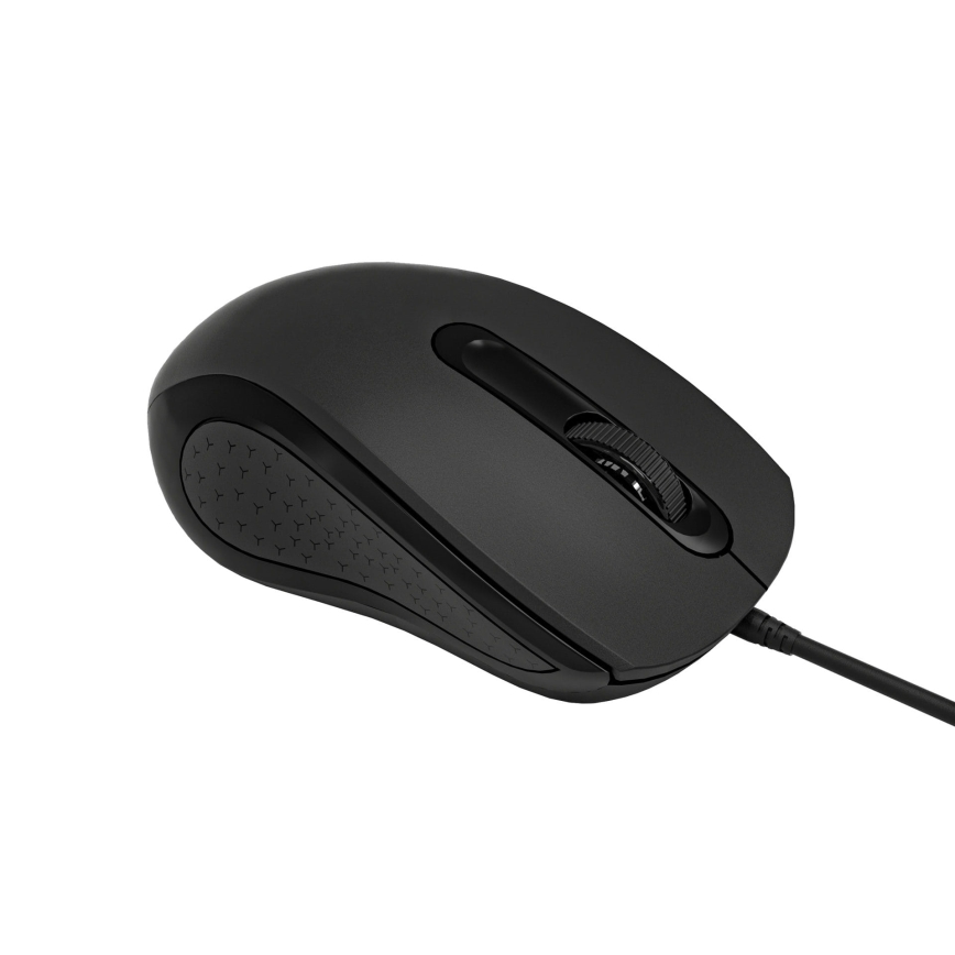 Bedrade muis 1200 DPI USB-C zwart