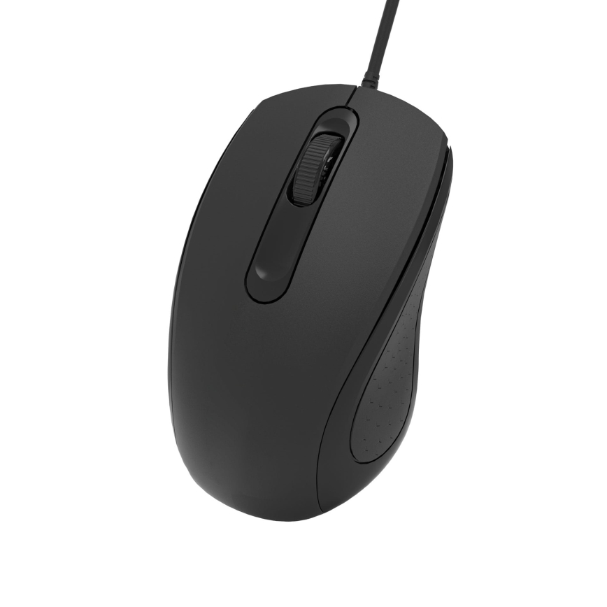 Bedrade muis 1200 DPI USB-C zwart