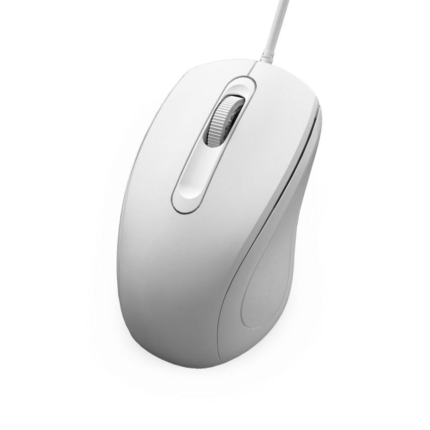 Bedrade muis 1200 DPI wit
