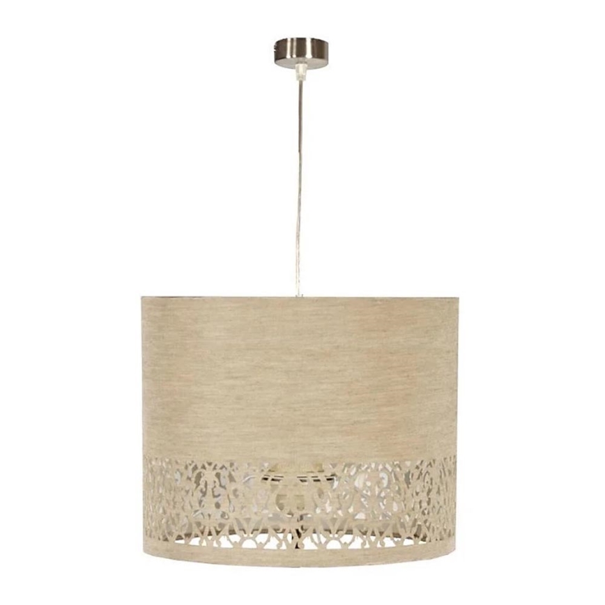 Beige Hanglamp aan koord ARABESCA 1x E27 / 60W / 230V