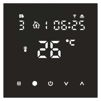 Bekabelde thermostaat voor vloerverwarming GoSmart 230/16A Wi-Fi