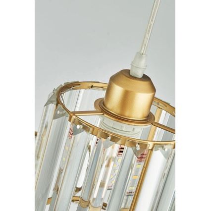 BELLA hanglamp aan snoer, 3x E27/40W/230V, goudkleurig