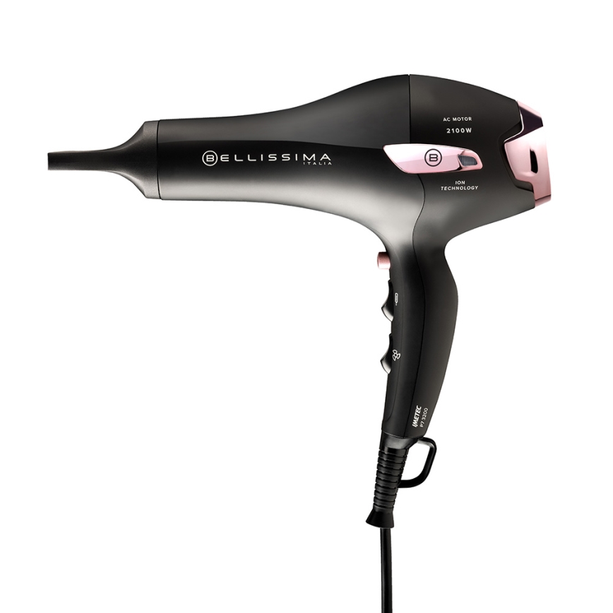 Bellissima 11858 - Haardroger 2100W/230V zwart/roze
