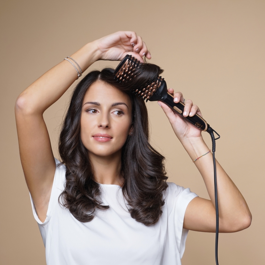 Bellissima 11879 - Warmluchtborstel MAGIC SHINY BRUSH 73W/230V roségoud