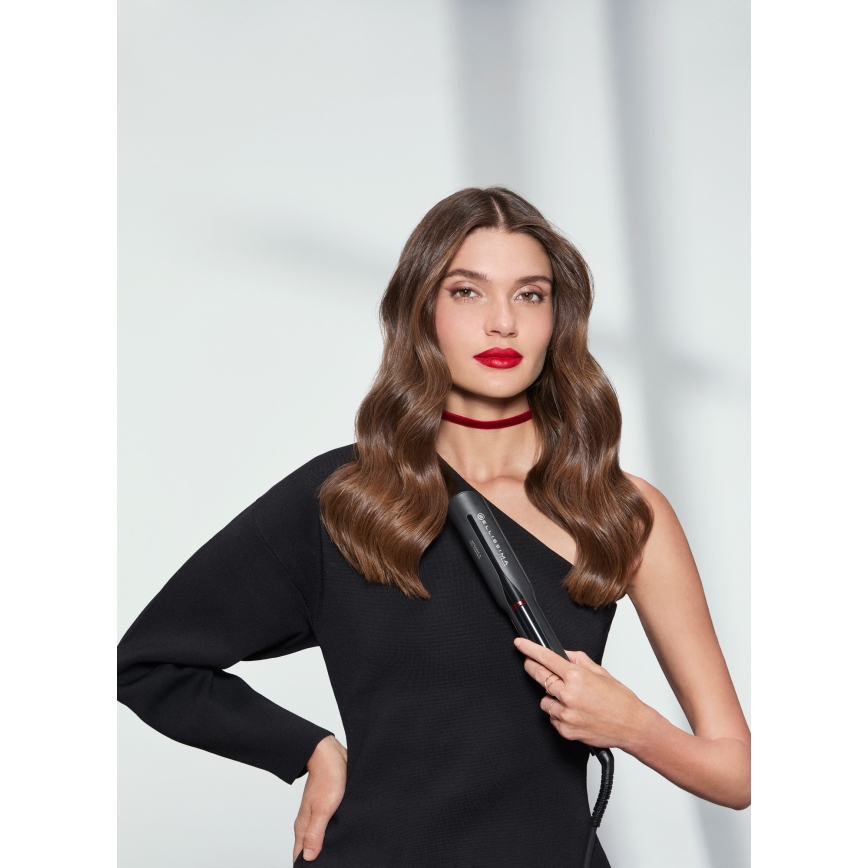 Bellissima 11948 - Stijltang met LCD-display, infrarood, 60W/230V, zwart