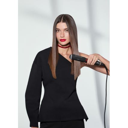 Bellissima 11948 - Stijltang met LCD-display, infrarood, 60W/230V, zwart