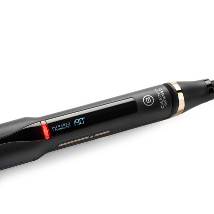 Bellissima 11948 - Stijltang met LCD-display, infrarood, 60W/230V, zwart