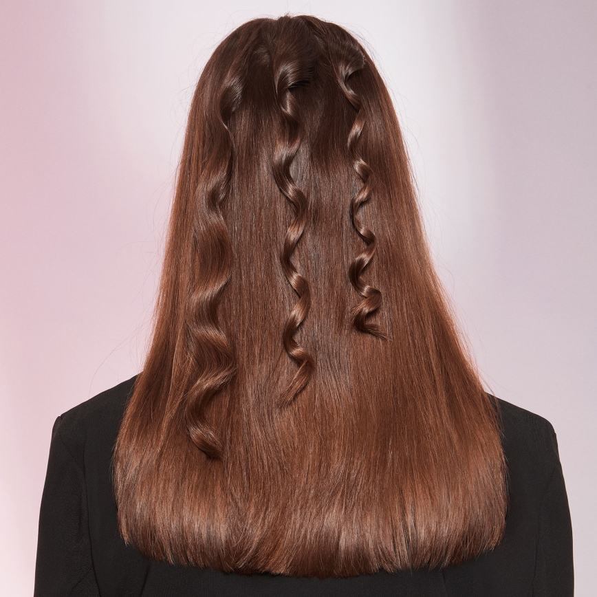 Bellissima 11949 - Conische krultang voor haar 40W/230V zwart/roze