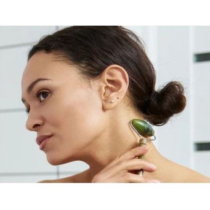 Beper - Gezichtsroller en Gua Sha-steen van jade