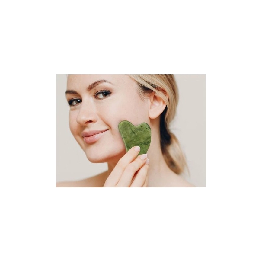 Beper - Gezichtsroller en Gua Sha-steen van jade