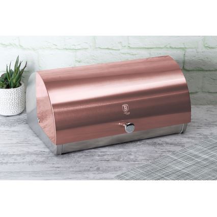 BerlingerHaus - Broodtrommel roestvrij staal/roze goud